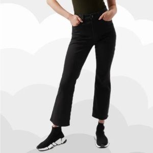 Athleta flex kick flare black jean